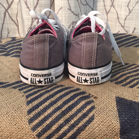 Converse chuck Taylor pink and grey sneakers - Picture 6 of 7
